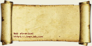 Tina Roglić vizit kartica